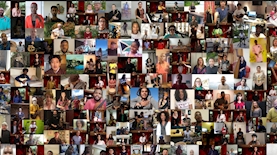 כל 197 האמנים יחד, צילום: צילום מסך